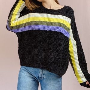 ✨NWT✨ Express Velvet Crew Neck Sweater